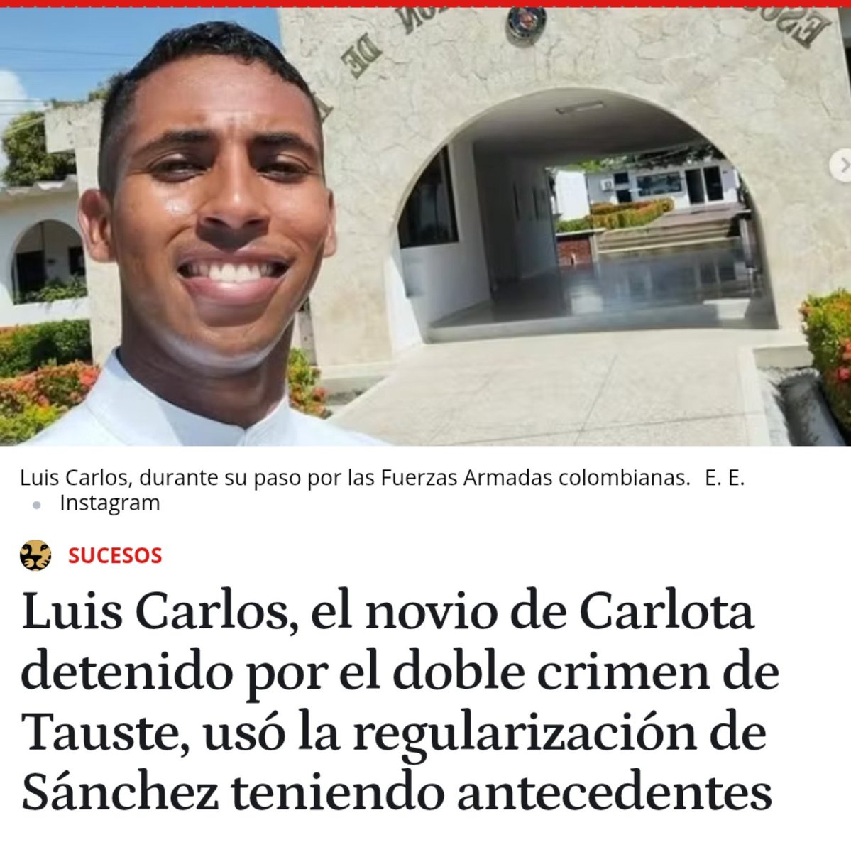 canete707's tweet photo. La ley de Sánchez le regularizó pese a tener antecedentes criminales en su país. Ahora mata a dos personas.
Es un patrón de hechos que se repetirá. Igual que pasó con la ley sueltavioladores. Los fachas advierten de lo que va a pasar, pero no hay que creerles porque son fachas. https://t.co/B4t6xJD9ej