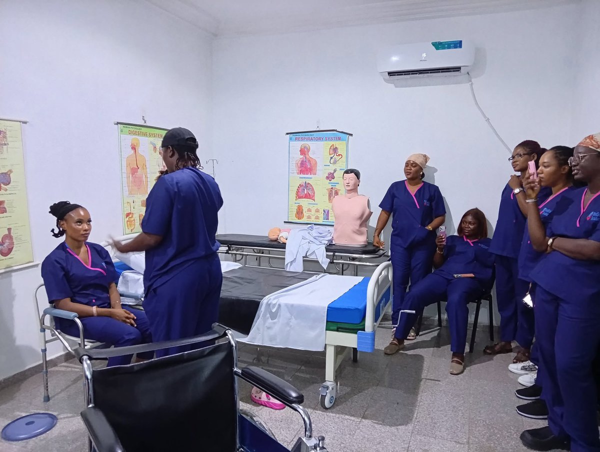 MedscholarA's tweet photo. From classroom learning to hands-on practice. 🩺

Yesterday, our students took part in practical training on patient mobility, safe transfers, and toileting care, building the confidence and competence required to provide safe, respectful, and dignified patient care.

1/2 https://t.co/WYaXVdkeyB