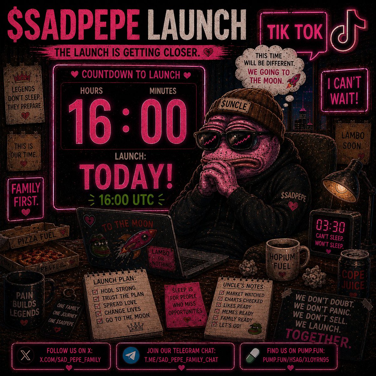 NIMSON027's tweet photo. Are you ready!!
 The next 100X launch today 🔥🔥
Don't miss out on this!💯
 
Postion early: https://t.co/FBMsh5jg8P
 https://t.co/MM9DvcrvuH

  Join in for the early CA 👇
https://t.co/5Ud0cD8Cjj

X:@sad_pepe_family https://t.co/VNisYMQJyu