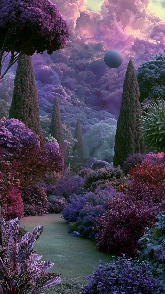bloomele_'s tweet photo. pink and purple skies https://t.co/lU2NPdHFVT