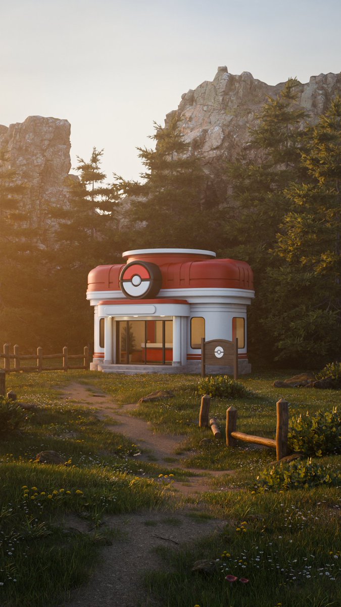 elmrichdesign's tweet photo. Something I've wanted to do for ages in blender, after spending a year creating environments in UE5, creating them in blender just hits different 🤘🏻 I have another one coming soon! #blender #Environment #pokemon https://t.co/oyIzZLE6uf