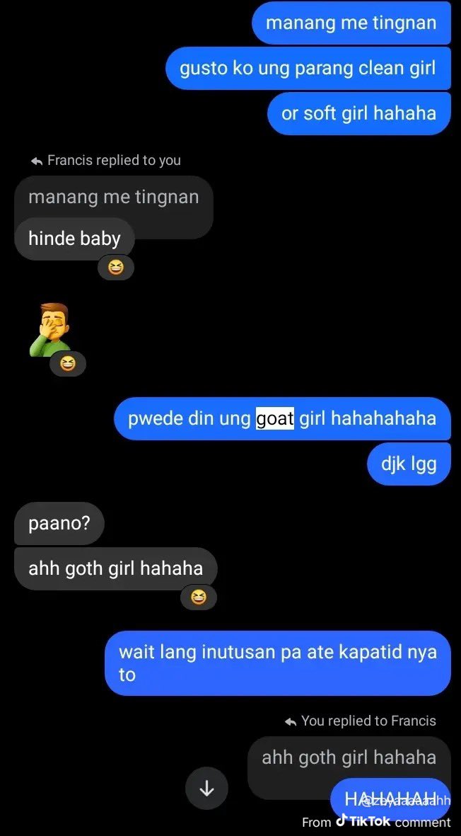 zecversethy's tweet photo. HAHAHAHAHAHA GOAT GIRL 😭😭😭 https://t.co/Tr6NRXT4eu