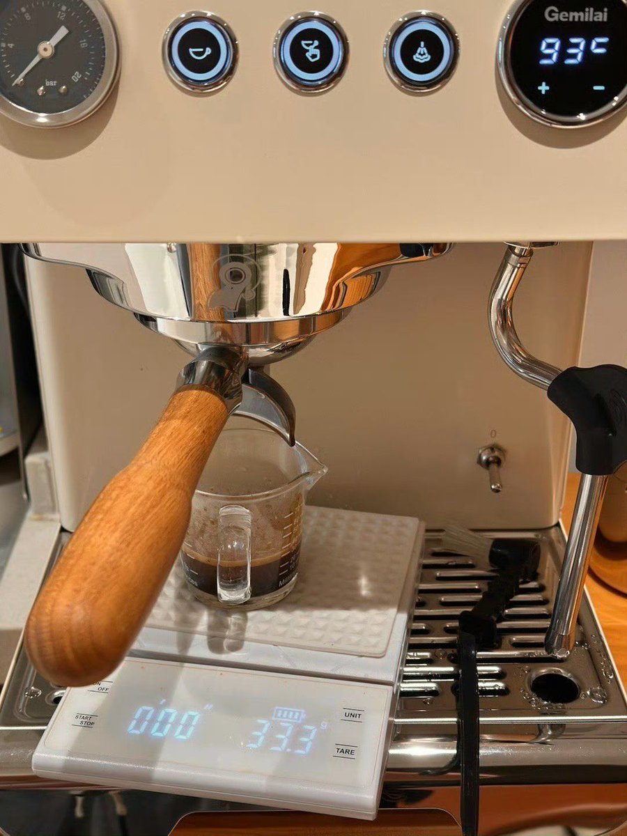 sharpbarbz's tweet photo. Spent 10 mins in the office kitchen trying to figure out why the coffee machine was "broken" — turns out my intern cousin swapped the beans for chocolate chips for a "fun prank". Cue the whole team laughing over our weird chocolate-coffee lattes. https://t.co/mwkYBxuAia