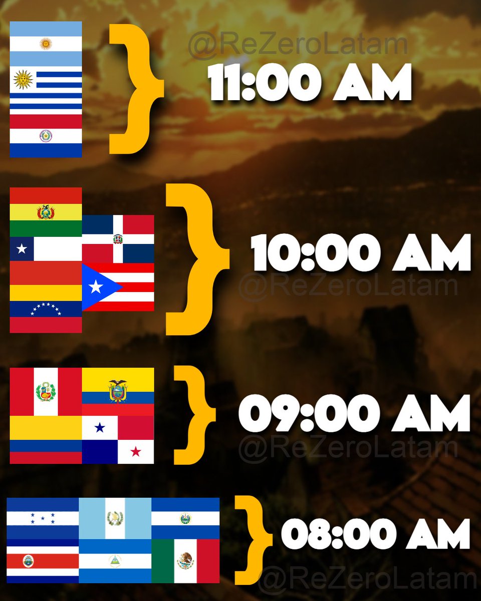 ReZeroLatam's tweet photo. HORARIOS PARA EL COUR 2 DE RE:ZERO

Disfruten uno de los mejores arcos de Re:Zero gente 😎 https://t.co/Bo2uK1gRJq