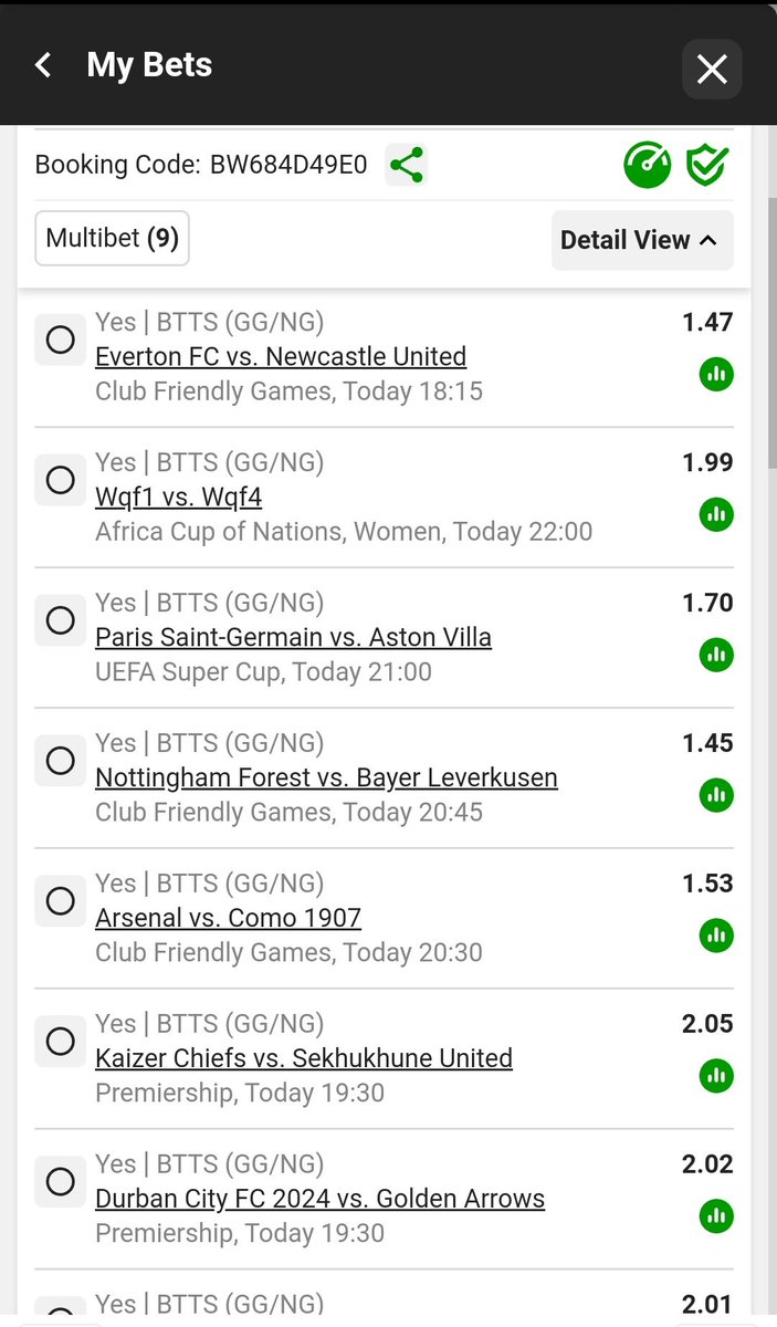 sirtardrainbets's tweet photo. Wednesday selección 🫡💯🔥

BTTS
CODE BW68503FC9 https://t.co/nLlA3poGFO