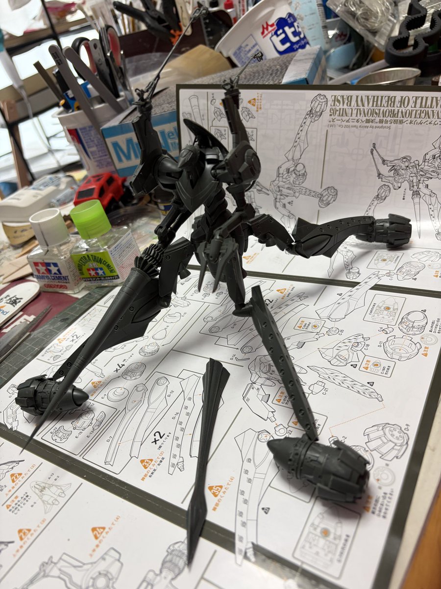 uzak1229's tweet photo. 仮説5号機の進捗！
全体組み上がり！
#エヴァンゲリオン https://t.co/NzVpxmT0LC