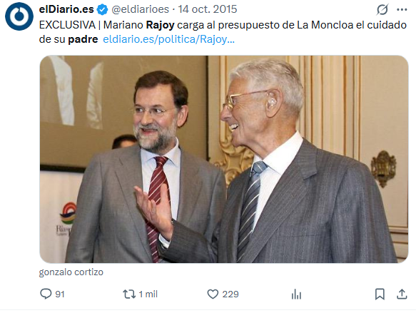 TinteroRoto's tweet photo. Recuerdo cuando cuidar a tu Padre moribundo era una exclusiva con mayúsculas gordas. https://t.co/X9EkiJVCPm