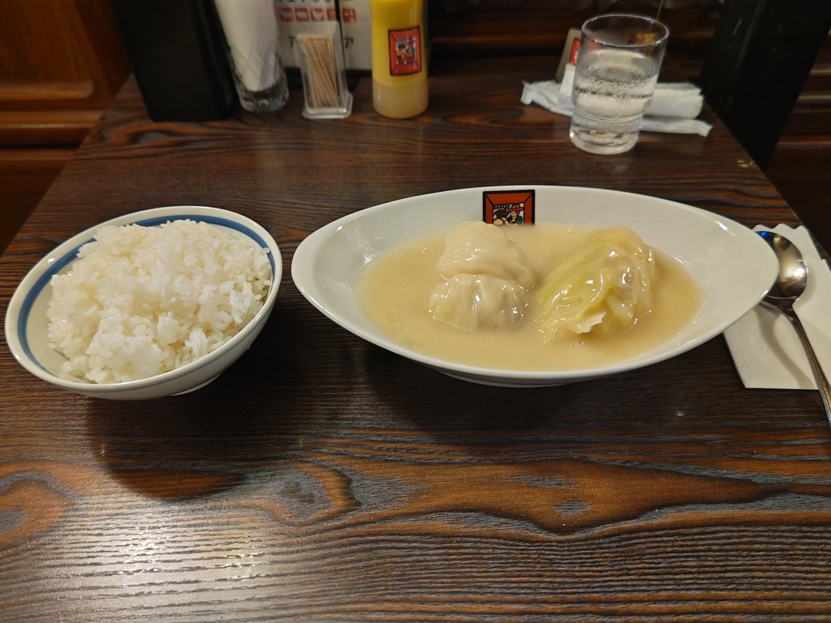 Tachyon_DaSca's tweet photo. 久しぶりにアカシアのロールキャベツ食べにきました https://t.co/z2IzgsBUrG