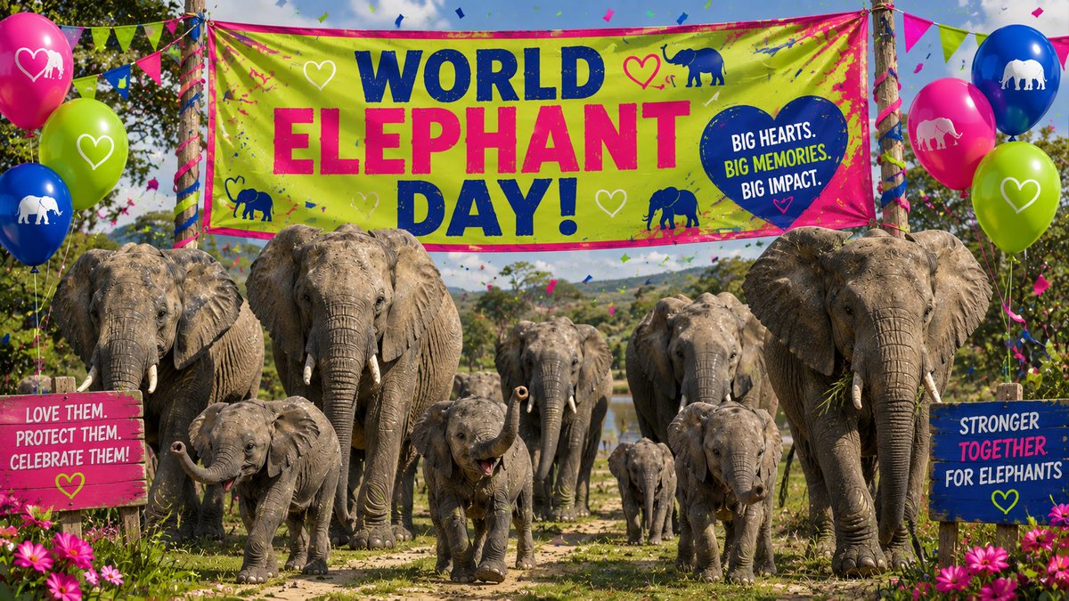 Sweet_Buttah's tweet photo. #worldelephantday #elephants 🐘🐘 https://t.co/uV2uUo7WO7