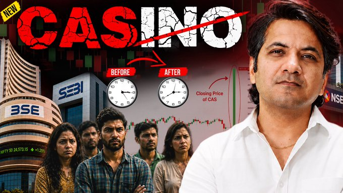 bisozi's tweet photo. Is CAS built for Indian Markets, or we just copied it in FOMO?

Was liquidity or market participation considered during the design of CAS for Indian Markets at all?

Were Retailers considered at all?

Watch all this uncovered: https://t.co/iccBN4qpfd https://t.co/1b5f5SKRlz