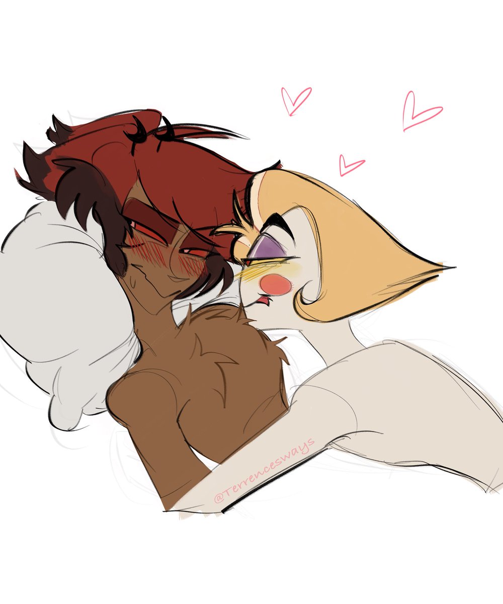 Terrencesways's tweet photo. slight nsfw ⚠️ 

ok.. it has been SO long since ive drawn them 😭 i feel like my art has regressed https://t.co/t7yM0B5AeK