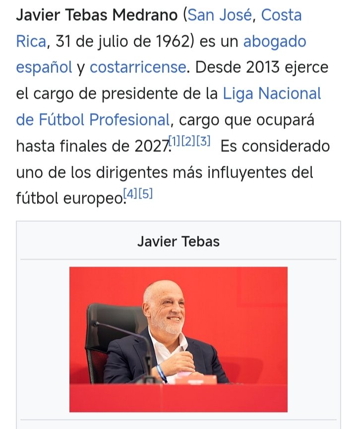 Solodip_Dunadan's tweet photo. Le bautizaron como Xavier Tebas Medrano, es hijo de catalanes y todo lo demás es impostura para crear una falsa identidad de madridista.
Esencial en la concesión de las retransmisiones a Roures y el VAR a T. Benet.
Otro corrupto más de la trama de la Mafia del fútbol español. https://t.co/ukmyJlC0yC