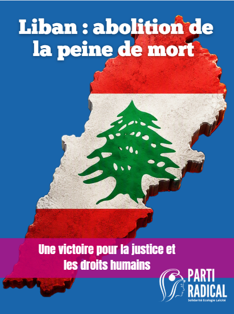 PartiRadical's tweet photo. 🇱🇧 Le @PartiRadical salue l’abolition de la peine de mort au Liban. Une avancée majeure pour les droits humains et l’État de droit. La #justice doit protéger et sanctionner avec fermeté, sans jamais renoncer à la dignité humaine. Une décision qui honore le droit et l’humanité. https://t.co/dprOU61ohi