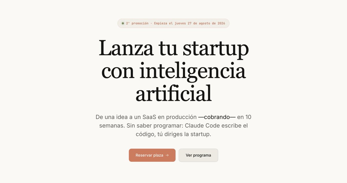 solosetups's tweet photo. Lo hice con Claude en una tarde.

Puedes abrirlo y leer cómo funciona por dentro. No hay truco.

Que es justo lo que enseño en https://t.co/EyUp4SneOw https://t.co/0dUqqXNml6