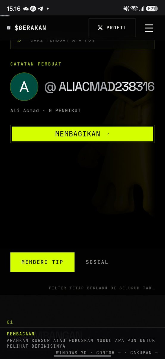 AliAcmad238316's tweet photo. dahlah nontonin aja yg pada dapet, pada sibuk ngasih tip sama minta tip. gua minta pada drop akun buat gua follow sama minta follback juga gak ada 

1000 $tipmotion @motiontip https://t.co/gRcWDPeh3C