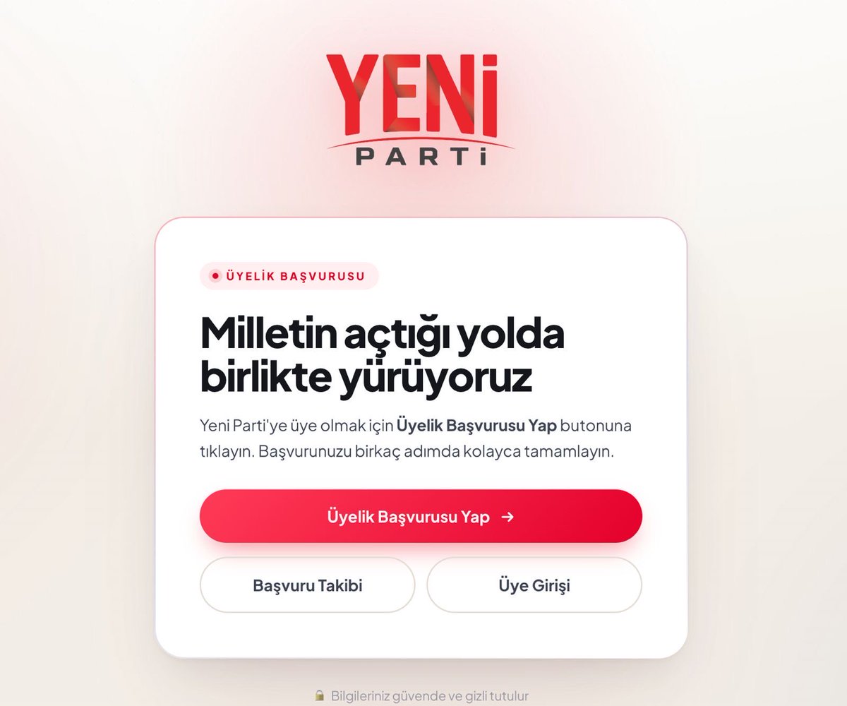ozgurcelik1919's tweet photo. YENİ Partimizin online üyelik sistemi açıldı!

Tüm İstanbul’u bizimle bu yolu yürümeye davet ediyorum.

Birlikte başaracağız. 

Online üyelik sitemiz: https://t.co/b1Kp3u4JuT https://t.co/3Y3K3RtbM9