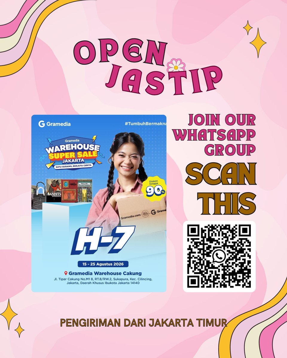 Hvzelnvt's tweet photo. @gramedia Open jastip guyss  ✨✨ https://t.co/A9kv0Vyjww
