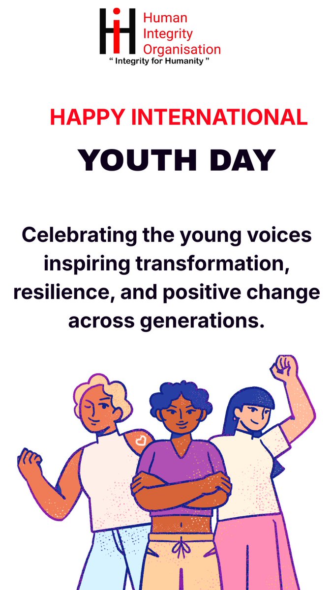 Hi_org1's tweet photo. Happy International Youth Day https://t.co/1KyMGCVxAW