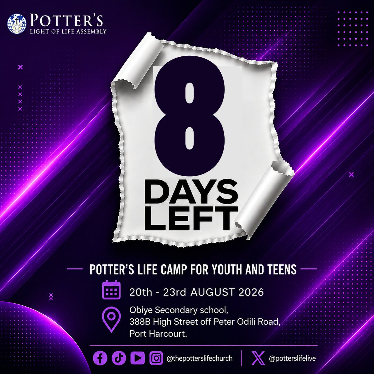 potterslifelive's tweet photo. 🔥 8 DAYS TO GO! 🔥

Something NEW is coming!  God is preparing hearts, igniting purpose, and making room for a fresh outpouring.

🍷 NEW WINE is not just a theme, it’s a call to step into what God has prepared. Don’t miss this life-changing encounter!

#LaCasaDeLosFamososMéxico https://t.co/Qjep5KkBZX