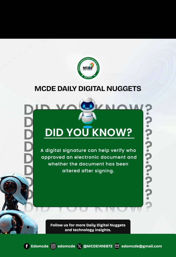 MCDE1416872's tweet photo. Want to ensure your important documents are secure and authentic? Discover how digital signatures can verify approvals and protect against tampering!  #DigitalSecurity #StayProtected https://t.co/Bx4g3z6oh6
