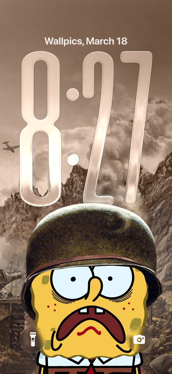 wallpiics's tweet photo. Spongebob Soldier Distress Wallpaper
#Cartoon #Aesthetic #Spongebob #Iphone #Wallpaper #Mobile #SpongebobSquarepants #4kWallpaper #HdWallpaper #Surreal https://t.co/HCxO4kK4ds
