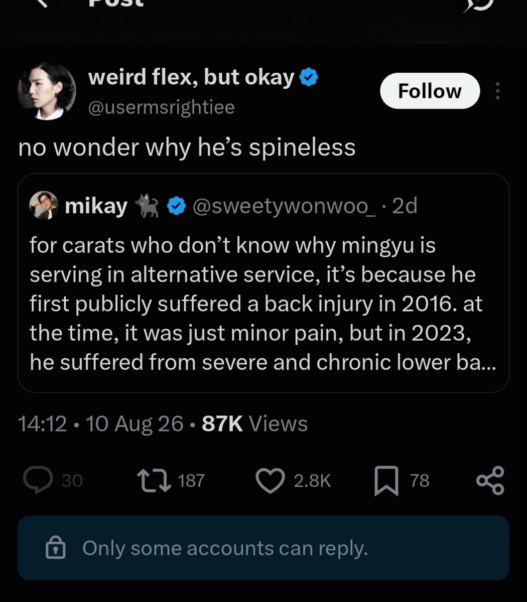 Moonismean's tweet photo. I try my best to keep this space free from fanwars I'm just an individual account, not a fanbase. But honestly, watching people completely lack basic human empathy and decency is just exhausting.

I literally spend hours digging through articles, legal documents, and official texts to educate people and stick purely to facts, because responding with just "fuck you" doesn't actually solve anything.

 Mind you, Korean isn't even my first or second language, so doing this takes genuine time and effort.

Yet after all that work(not just me,from many many accounts), all we get in return is toxic people acting like they just escaped from a mental asylum.

I swear I’m this close to typing my tweets in ancient Aramaic/Assyrian script so these weirdos can at least assume I’m casting a spell on them ܫܠܡܐ  𐤀