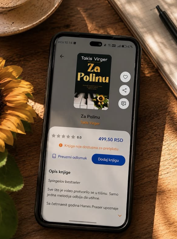 EdenBooks_'s tweet photo. Sa četrnaest godina Hanes Prager upoznaje Polinu i prvi put shvata da postoje osećanja koja ne mogu da se izgovore. Da bi pokazao svoju ljubav, čudesno nadareni dečak komponuje melodiju koju joj posvećuje. Topla priča idealna za odmor.✨💛

Čitajte uz Eden!
#edenbooks #knjige https://t.co/0vKgJGunmH