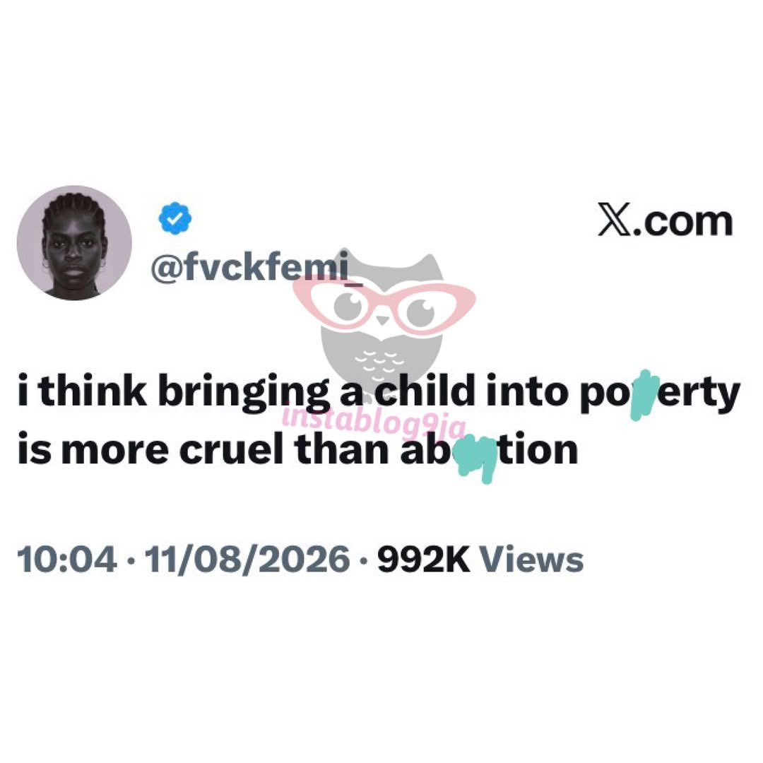 instablog9ja's tweet photo. Media personality Femi shares his controversial take on birthing a child into poverty https://t.co/c9rKezYJ9k