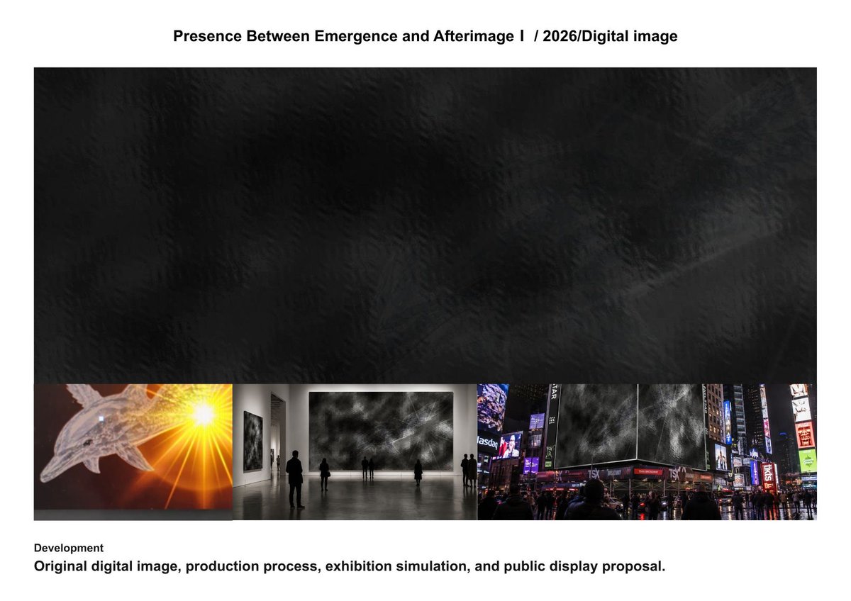 RAM_N2026's tweet photo. Digital Art Book — Now Available
Presence Between Emergence and Afterimage
28 pages / PDF
RYU SATAKE, 2026
A digital art book exploring image, space, perception, presence and absence.
Available now — link in bio.
https://t.co/6DJle5ZUKD https://t.co/2zCadCZGaj