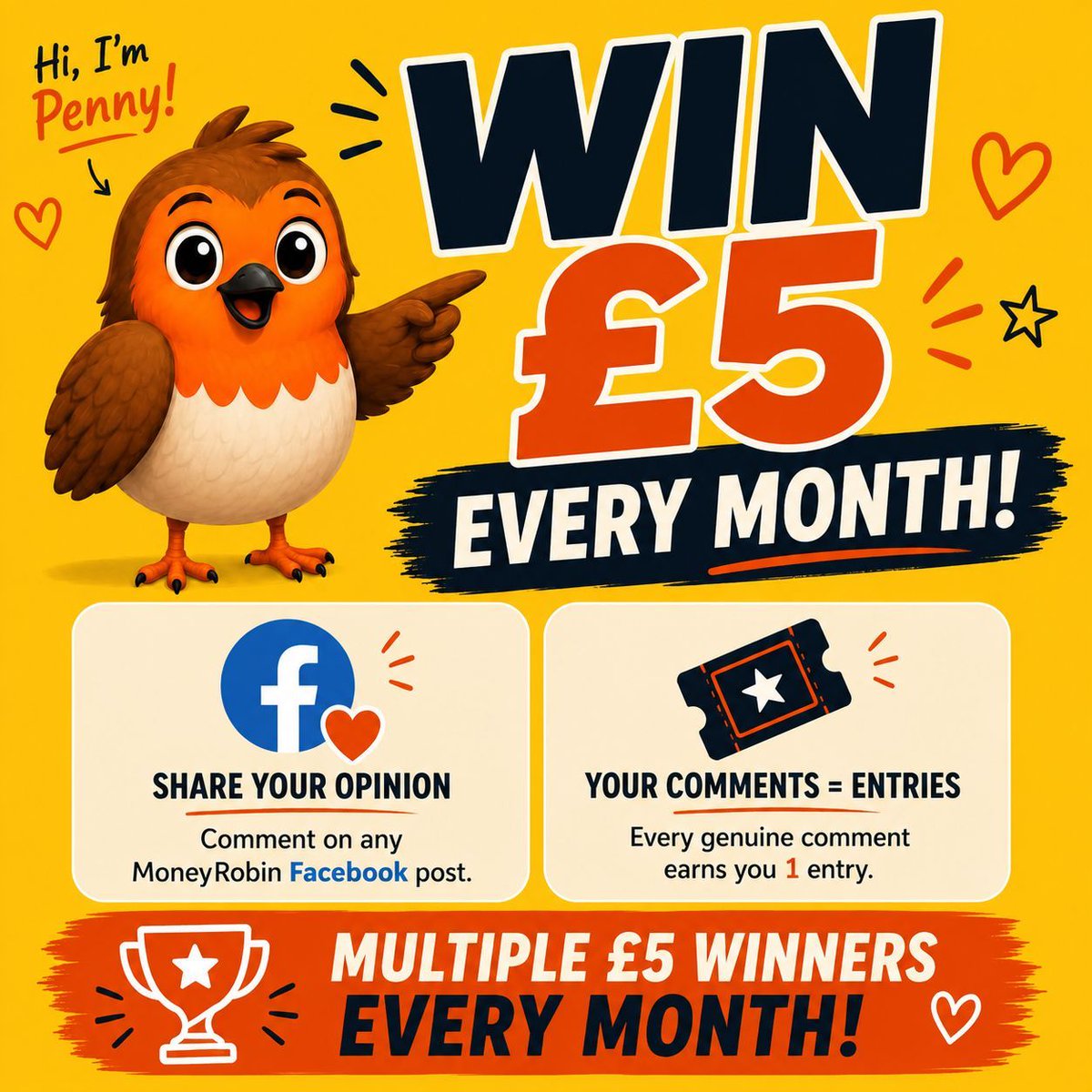 MoneyRobinUK's tweet photo. Join the conversation on Facebook π¦ Comment on any Money Robin Facebook post for one Β£5 prize-draw entry. Facebook comments are the only way to enter.
#PrizeDraw #UKGiveaway #MoneyRobin #JoinTheConversation #UKDeals
LINK: https://t.co/wJbaYKD1Yi https://t.co/gHCx6LX2kl