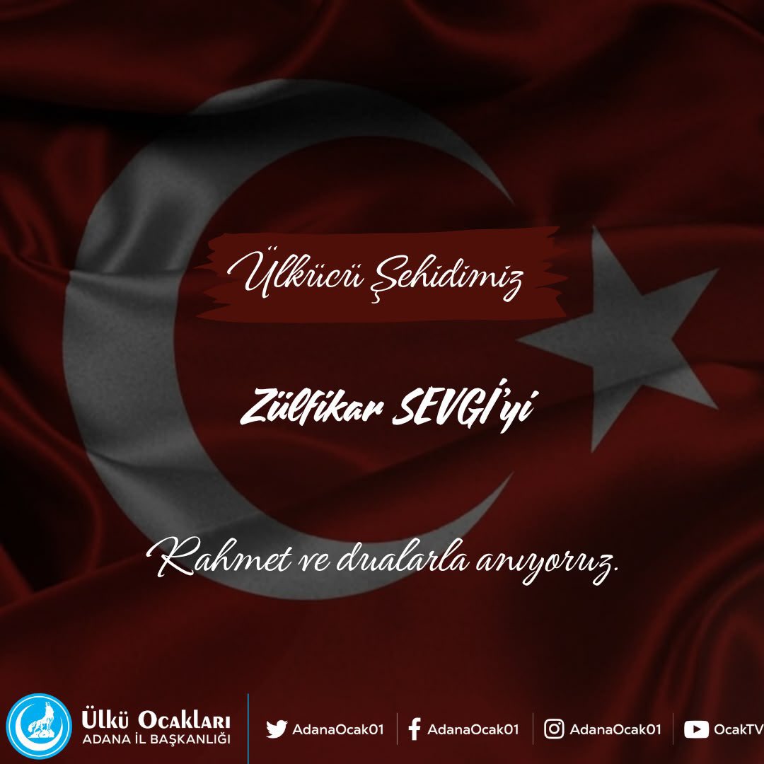 berkaksak01's tweet photo. Şehadetinin Yıl Dönümünde Ülkücü Şehidimiz Zülfikar Sevgi'yi Rahmet ve Dualarla Anıyoruz. https://t.co/VEMm40VFaq