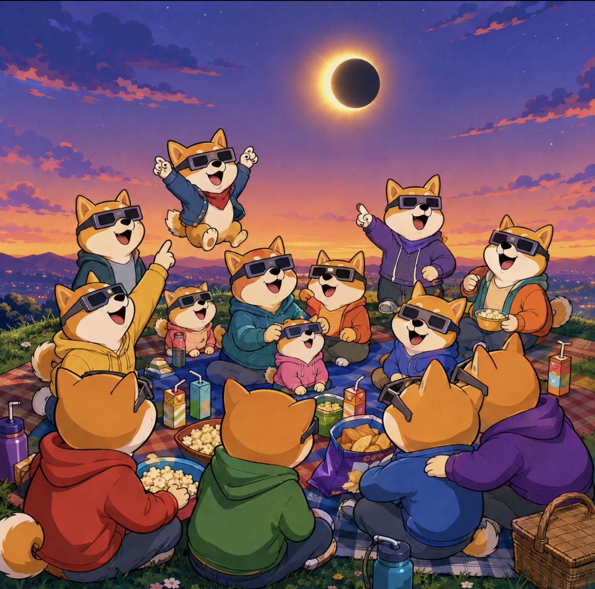 Shibtoken's tweet photo. For a few moments tonight, millions of people will stop and look up at the same sky. 🌒

A rare moment to experience together.

Where will the SHIB Army be watching from? Come back and share your photos with us tonight. https://t.co/8ublb86VN3