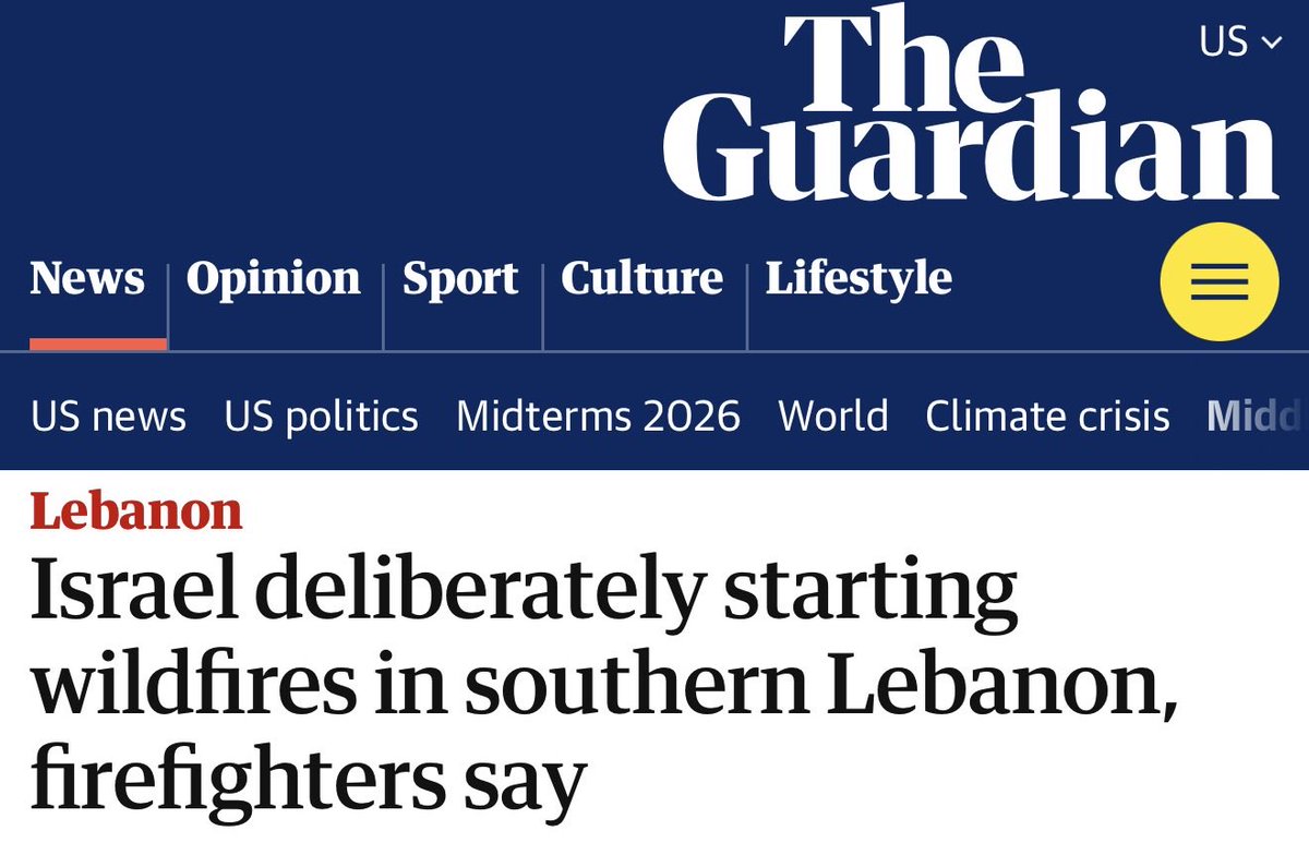 mamoun_linda's tweet photo. The most moral army in the world starts wildfires on purpose. https://t.co/C5gobZa3MI