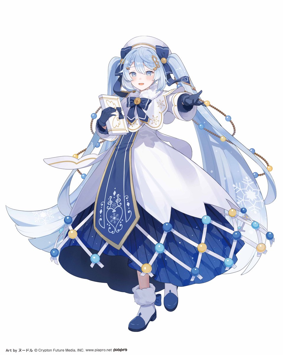 Taito_Toys's tweet photo. 【速報‼】「#雪ミク（#初音ミク）」×「AMP＋」大型企画
好評につき第9弾、第10弾のフィギュア用描きおろしイラストを先行で公開‼

手島nariさん描き下ろしの「雪ミク 2020ver.」ヌードルさん描き下ろしの「雪ミク 2021ver.」が登場決定✨

鋭意製作中❄❄
続報をお楽しみに✨

#SNOWMIKU https://t.co/BG744Cdm6P