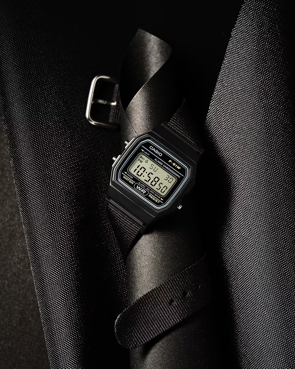 kotecinho's tweet photo. Casio F-91WF
Most famous watch is getting updated with a new strap option