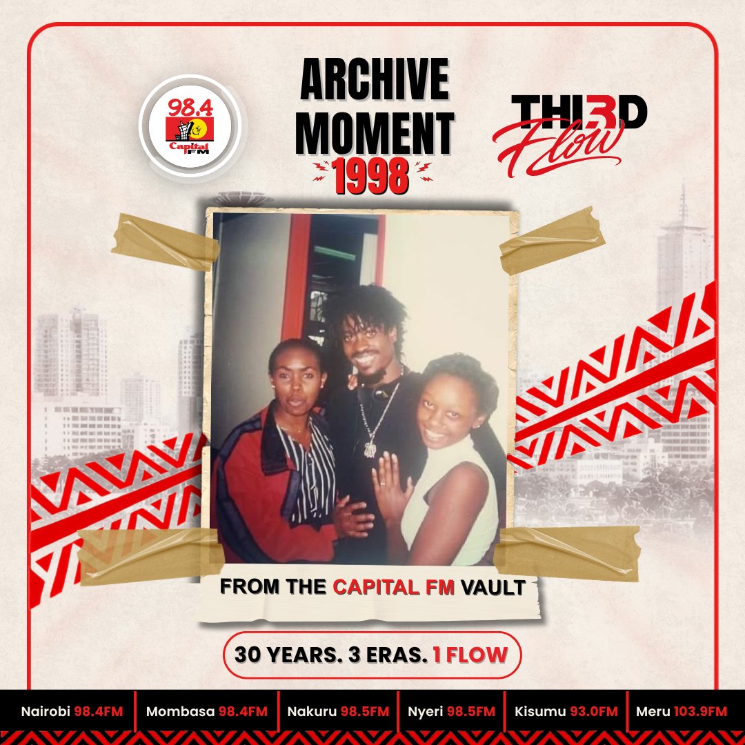 CapitalFMKenya's tweet photo. Can you name the faces in this photo? 

#THIRDFLOW #CapitalAt30 https://t.co/AsKwKHLy25
