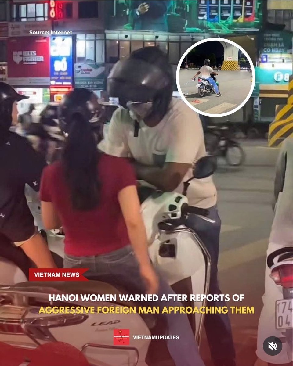 TupacarloX's tweet photo. Vietnam is slowly going through the process of Thailandization.
Here is a brown man harassing local women.

He would demand women to go and sleep with him in hotel and the more they said no, the more aggressive he would become.

This is the trash that is polluting Asia. https://t.co/ye9yl87HQh