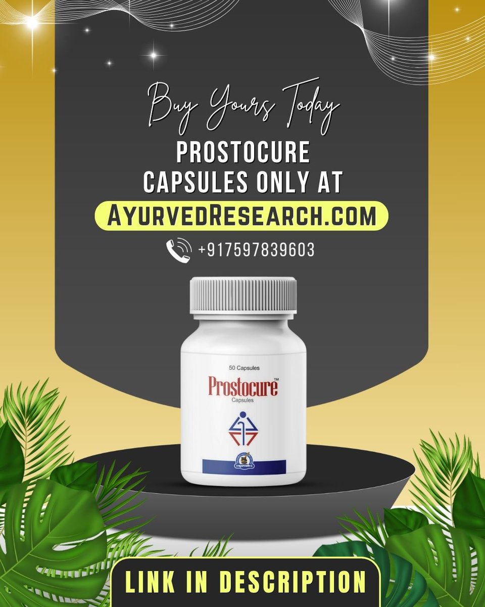 nfcure's tweet photo. Best Herbs for Prostate Issues and Healthy Urine Flow Naturally

Feel real relief! ✨🌿 https://t.co/3Kyuyx2tNS

Prostocure Capsule brings together Gokshura, Varuna, Putikaranja, Shatavari, and Elaichi in one herbal formula built for everyday prostate comfort.

#prostatesupport https://t.co/dHkhItwhe0