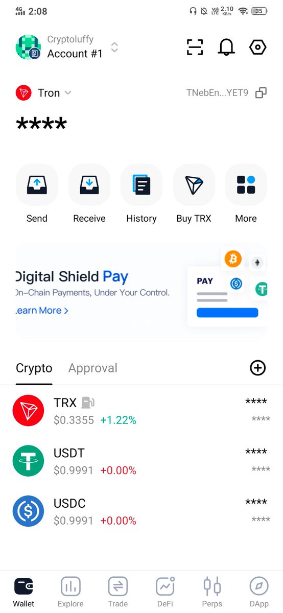 Cryptoluffy05's tweet photo. I’ve been trying Digital Shield lately and the difference is clear. Three free transactions every day, solid Web3 wallet security, and managing my assets feels simple instead of stressful. @DigitShield_HQ   #DigitalShield #Web3Wallet #CryptoSecurity #Blockchain https://t.co/8DQkDJ54aO