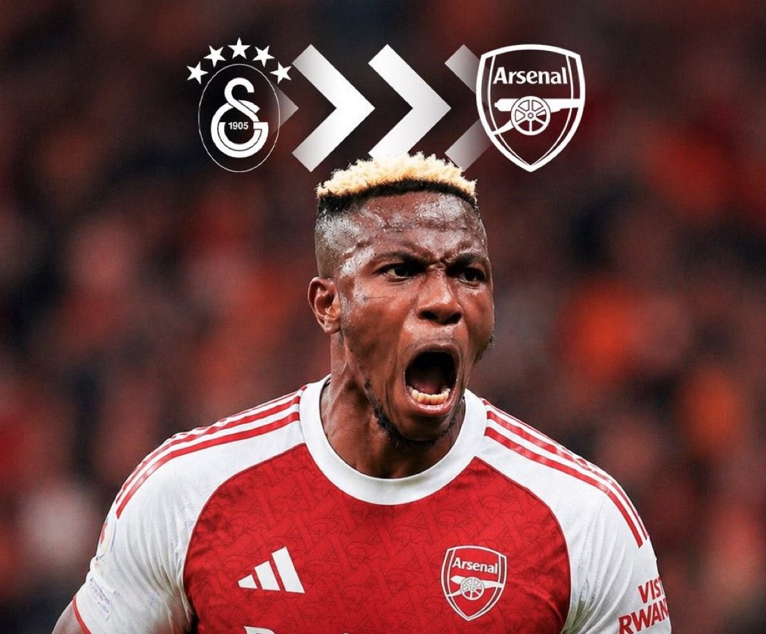 David_ornsteine's tweet photo. 🚨 EXCLUSIVE: Victor Osimhen is seriously pushing for a move to Arsenal. 🇳🇬🔴
The Nigerian striker believes he could be the final piece of the puzzle to finally fire #AFC to their first-ever Champions League trophy. 🏆 @TheATHLETIFC https://t.co/M1fi0sMNWT