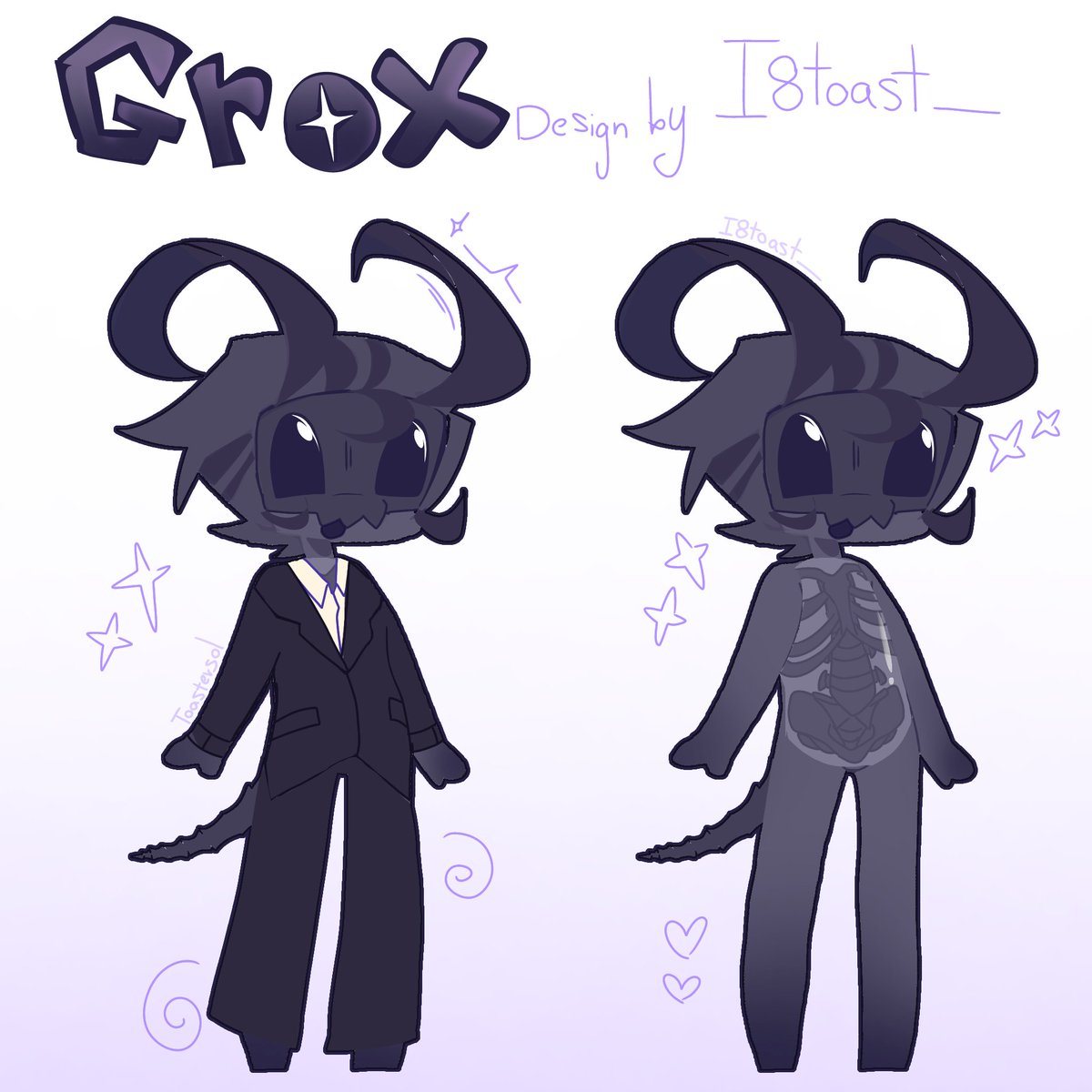 I8toast_'s tweet photo. My grox design! I like how this turned out :) #groxmc https://t.co/LlYZWN78xC