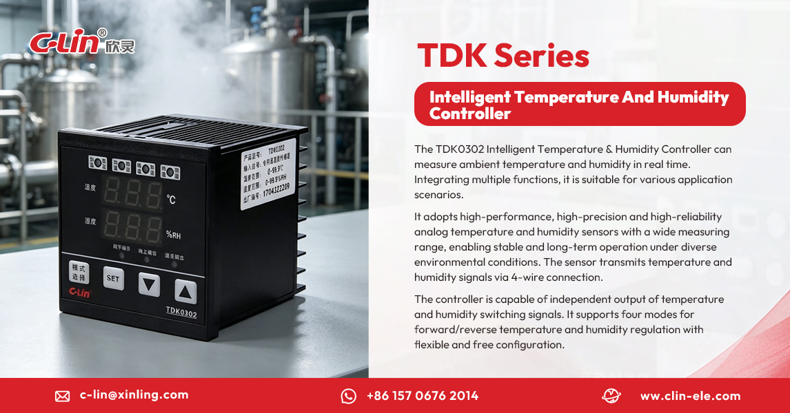 Clineletrical's tweet photo. TDK Series monitors temperature and humidity in real time with high-precision sensing and flexible control modes, ideal for panels, factories and equipment rooms.
c-lin@xinling.com | +86 15706762014 | https://t.co/Sv95XTWLND
#TemperatureController #HumidityController https://t.co/jBZBeEh9og