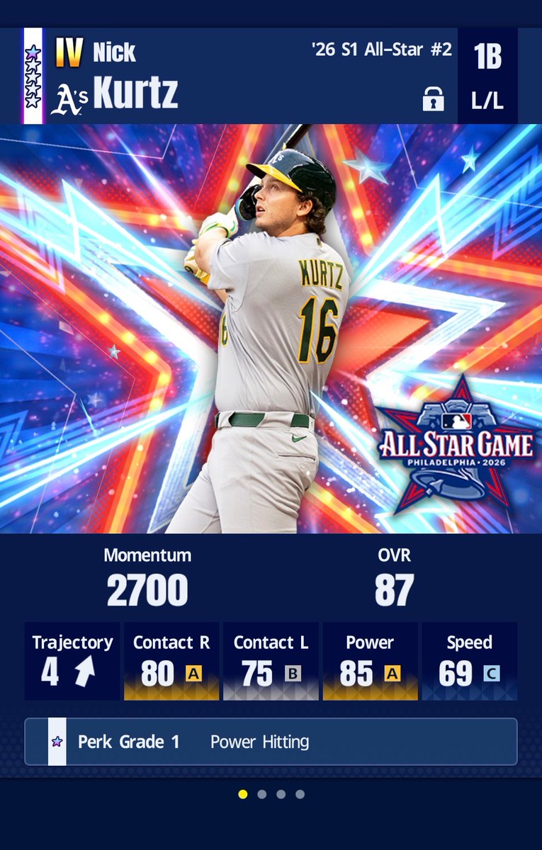 GOATofNGZK's tweet photo. 【メジャスピ オールスター】
即マスター+称号！！
【MLBPS All-Star】
Instantly mastered + Perks!!

#MLBPS #MLBTHESHOW #メジャスピ #プロスピ https://t.co/VsHntmvFCv