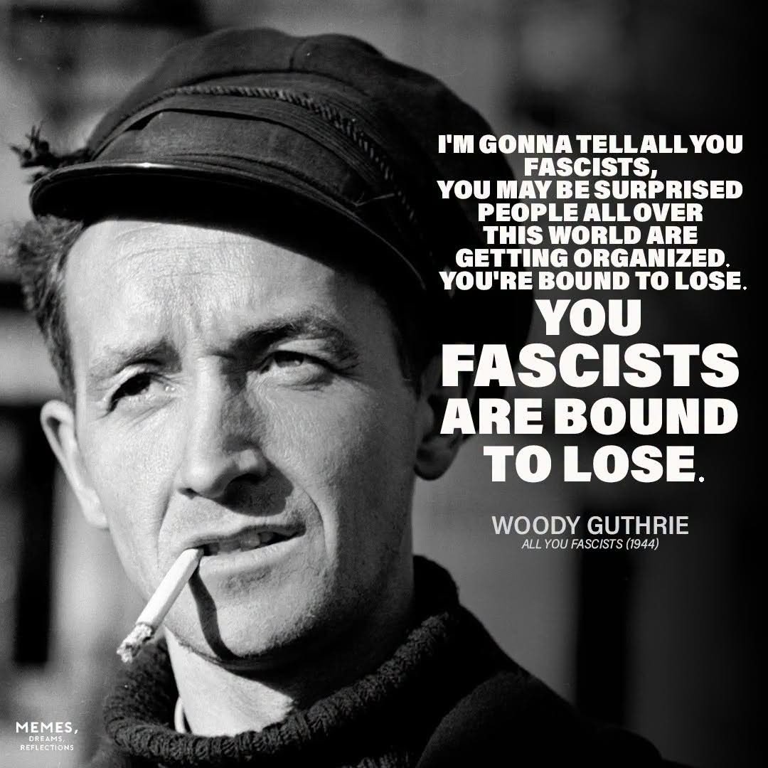pelepele1's tweet photo. #WoodyGuthrie #ThisMachineKillsFascists https://t.co/b755z2QhRF