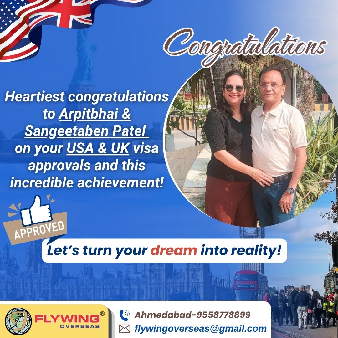 FlywingOverseas's tweet photo. We’re thrilled to congratulate our client on the successful approval of both UK 🇬🇧 and US 🇺🇸 visas! #FlywingOverseas #UKVisaApproved #USAVisaApproved #VisaSuccess #UKVisa #USAVisa #TravelDreams #InternationalTravel #ExploreUSA #VisaJourney https://t.co/gwKubwVzo7