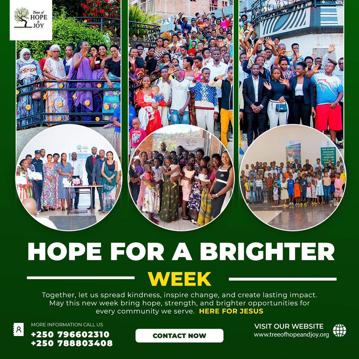 treeofhope_joy's tweet photo. Happy New week 

OUR PROJECT:

#humuramwanawanjyeproject #umuherekezaproject #twiremereubuhamyaproject #tubahozeproject
#twishakemoibisubizoproject 
#HereforJesus https://t.co/f69KZOx8jv