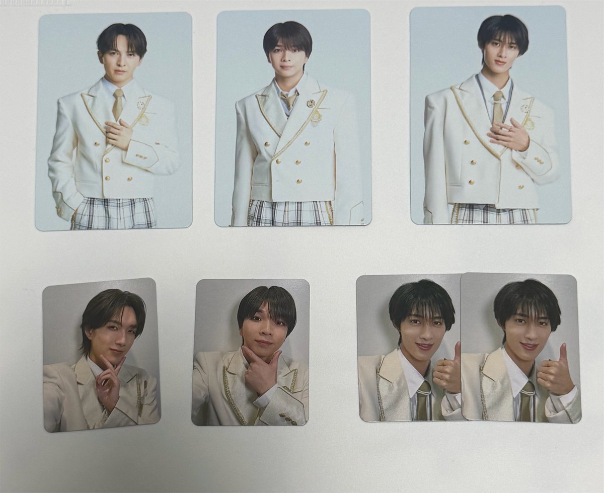 _milky42's tweet photo. EBiDAN M!LK Yes!東京 15周年 Y東 トレカ交換  

譲: 大 小 トレカ  
吉田仁人 山中柔太朗 曽野舜太 塩﨑太智

求: 佐野勇斗 (大小) 山中柔太朗(大)

佐野(小)優先でまとめて交換希望です。

郵送交換。お心あたりのある方交換よろしくお願いします。

#トレカ交換 #MILKトレカ交換 https://t.co/IyCfjUlBrf