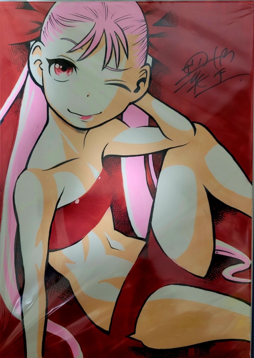 kakari004's tweet photo. 今回のジャパコミの環望先生の対応は神でした。前回瞬間で売りきれたイラストを鑑みて、大量に描いて来て頂いたお陰で、欲しい人全員に行き渡っていると言う…。今回は行くつもりなく急遽行く事になったので、入場順位も低く手に入らないと思いましたが買えて嬉しかった。 https://t.co/9fpWfDnGPh