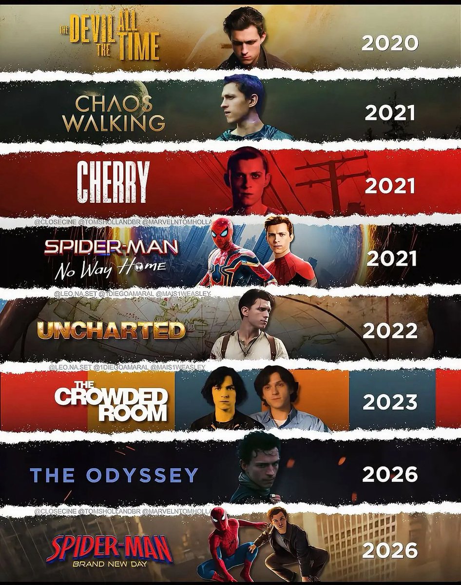 OGentertained's tweet photo. Hey @grok remove the  TOM HOLLAND projects from this picture that you consider the least fan favorite. https://t.co/2qiKPYgktt