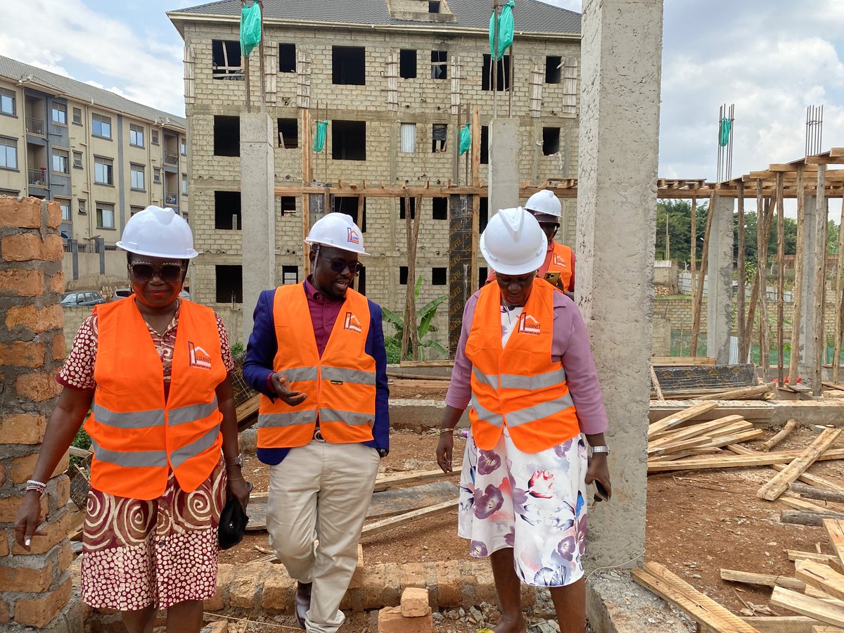 LiannetContract's tweet photo. Meet our Director @PrinceBarigye alongside his colleagues @ntendefinance and Namukwaya Edith during a recent site visit. Their hands-on involvement reflects our commitment to quality and excellence at every stage of construction. #WorkinProgress #LiannetContractors #Construction https://t.co/OiSMhn5VJk